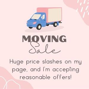 MOVING SALE!